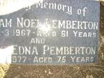 PEMBERTON ????am Noel -1967 & ?????s Edna -1977