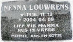 LOUWRENS Nenna 1916-2004