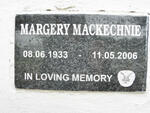 MACKECHNIE Margery 1933-2006