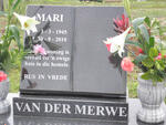 MERWE Mari, van der 1945-2010