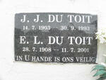 TOIT J.J., du 1903-1999 & E.L. 1908-2001