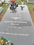 TOIT Joseph Johannes, du 1935-2009 & Aletta Johanna 1938-