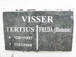 VISSER Tertius 1937-2008 & Freda