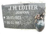LŐTTER J.H. 1923-1997