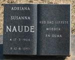 NAUDE Adriana Susanna 1906-1983