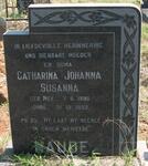 NAUDE Catharina Johanna Susanna nee NEL 1898-1982