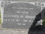 ANNANDALE Gertruida M. 1887-1960
