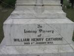 CATHRINE William Henry -1892