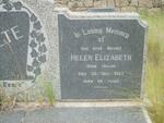 CLOETE Helen Elizabeth nee TAYLOR -1957