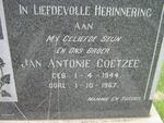 COETZEE Jan Antonie 1944-1967