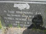 BEER Petrus Hendrik, de 1908-1973