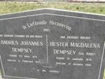 DEMPSEY Andries Johannes 1871-1947 & Hester Magdalena ROODT 1876-1956