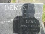 DEMPSEY Lena nee VAN HEERDEN 1908-1980