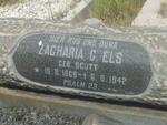 ELS Zacharia C. nee SCOTT 1868-1942