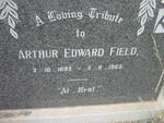 FIELD Arthur Edward 1892-1965