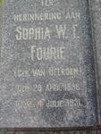 FOURIE Sophia W.F. nee VAN HEERDEN 1896-1931