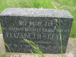 GEYER Elizabeth nee KLEYNHANS 1885-1918