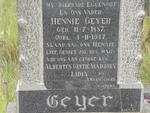 GEYER Hennie 1887-1947