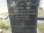 GOOSEN Martha M.E. 1923-1946
