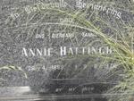 HATTINGH Annie 1889-1978