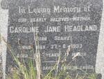HEADLAND Caroline Jane nee SCAIFE -1933