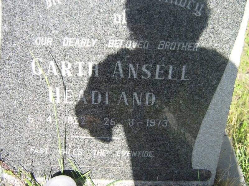 HEADLAND Garth Ansell 1922-1973