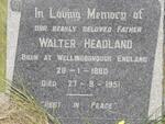 HEADLAND Walter 1880-1951