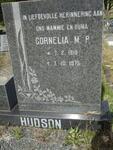 HUDSON Cornelia M.P. 1919-1975