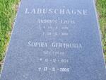 LABUSCHAGNE Andries Louis 1928-1988 & Sophia Gertruida FOURIE 1924-2005