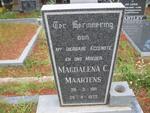 MAARTENS Magdalena C. 1911-1972