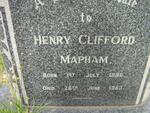 MAPHAM Henry Clifford 1896-1953