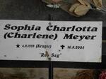 MEYER Sophia Charlotta nee KRUGER 1959-2005