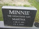 MINNIE Martha 1915-2000