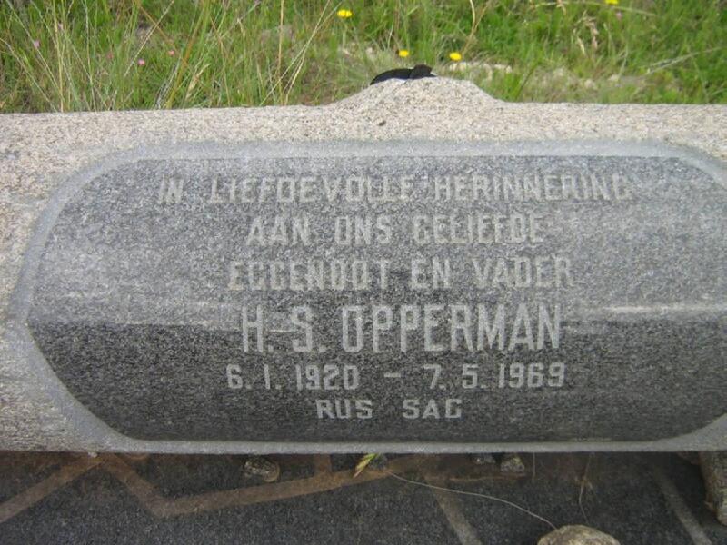 OPPERMAN H.S. 1920-1969