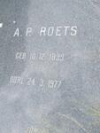 ROETS A.P. 1899-1977