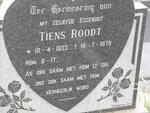 ROODT Tiens 1933-1979