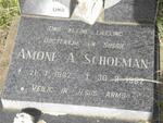 SCHOEMAN Amoné A. 1982-1982
