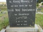 THACKWRAY Effie May nee BRADFIELD 1897-1985