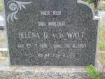 WALT Helena D., v.d. 1891-1967