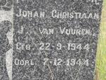 VUUREN Johan Christiaan, J van  1944-1944