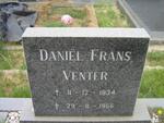 VENTER Daniel Frans 1934-1955
