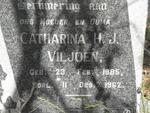 VILJOEN Catharina H.J. 1885-1962
