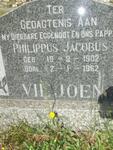 VILJOEN Philippus Jacobus 1902-1962