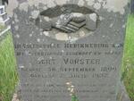 VORSTER Gert 1899-1937