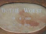 WOEST Dottie 1901-1991