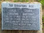 HATTINGH George Marthinus 1906-1907 :: HATTINGH Lucia Christina 1896-1898