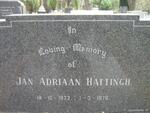 HATTINGH Jan Adriaan 1922-1978