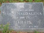MARAIS Maria Magdalena nee VAN ZYL 1898-1982