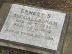 McCALLAGHAN Ernest S. 1931-1938