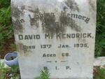 McKENDRICK David -1935
